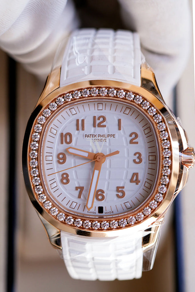 Patek Philippe Aquanaut Luce Automatic Rose Gold White Dial Watch 5269/200R-001 5269/200R