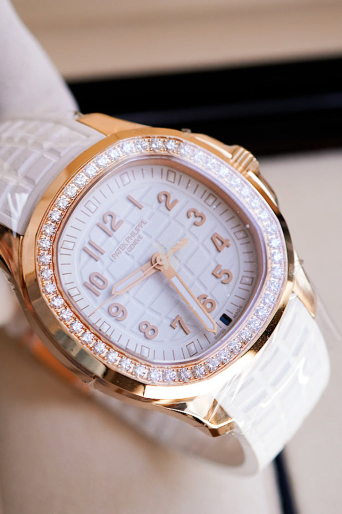 Patek Philippe Aquanaut Luce Automatic Rose Gold White Dial Watch 5269/200R-001 5269/200R