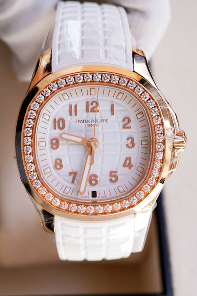 Patek Philippe Aquanaut Luce Automatic Rose Gold White Dial Watch 5269/200R-001 5269/200R