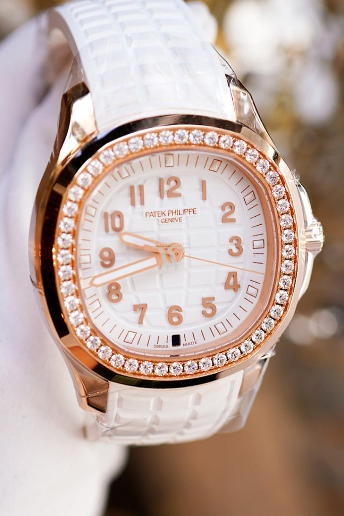 Patek Philippe Aquanaut Luce Automatic Rose Gold White Dial Watch 5269/200R-001 5269/200R
