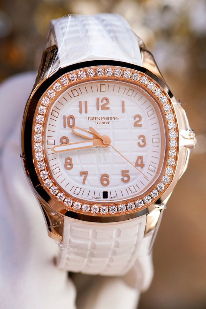 Patek Philippe Aquanaut Luce Automatic Rose Gold White Dial Watch 5269/200R-001 5269/200R