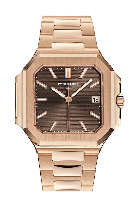 Patek Philippe Cubitus Brown Dial Rose Gold Watch 7128/1R-001