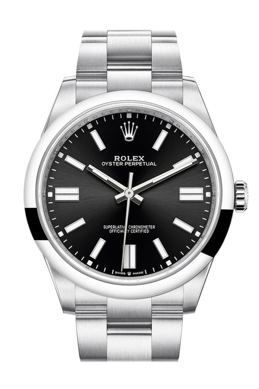 Rolex Oyster Perpetual 41 Black Dial Oyster Bracelet Watch 124300