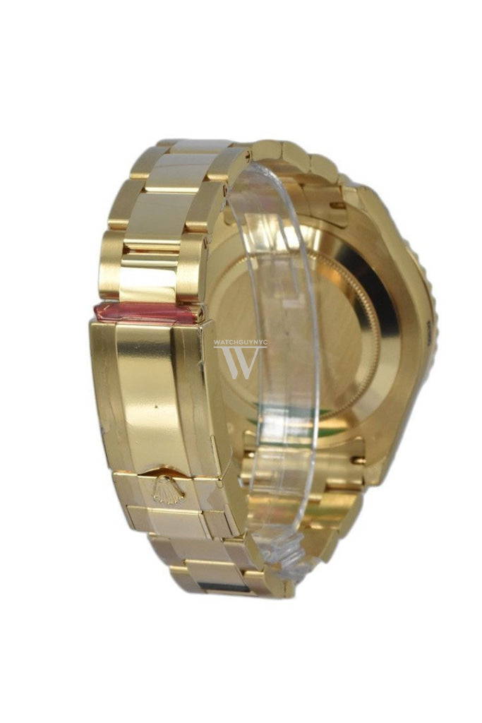 ROLEX Yacht-Master II 44 Blue Hands 18K Yellow Gold Mens Watch 116688