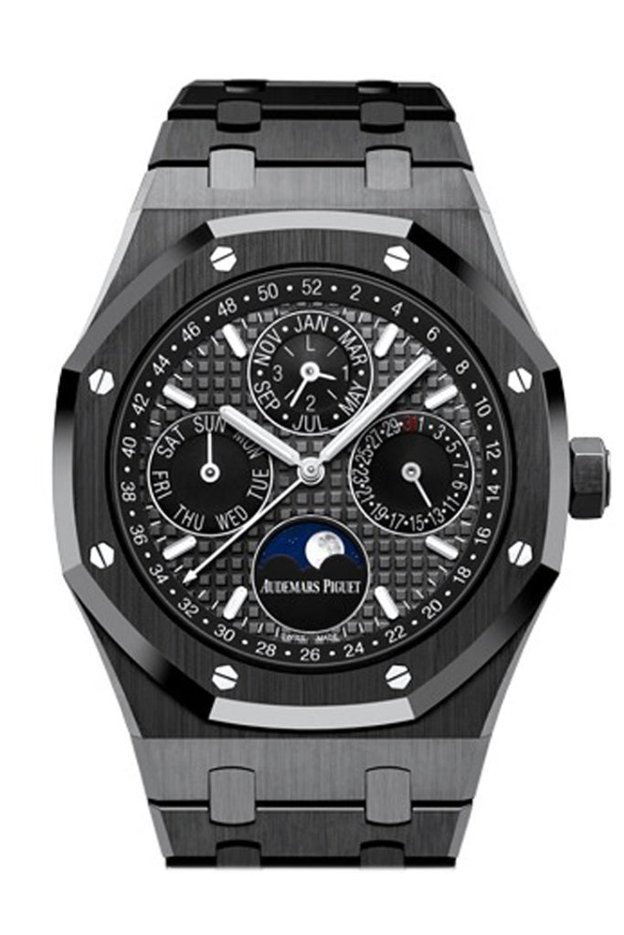 Audemars Piguet Royal Oak 41mm Slate Grey Dial Black ceramic bracelet Men's Watch 26579CE.OO.1225CE.01 DCM