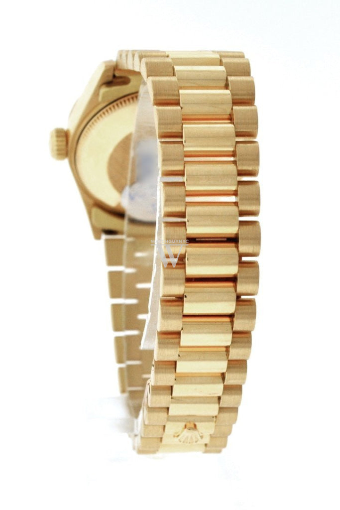 Rolex Lady-Datejust 31 Champagne Dial 18K Yellow Gold President Ladies Watch 178278 Pre-owned