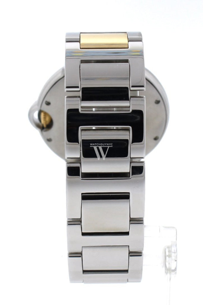 Cartier Ballon Bleu 36mm Steel Yellow Gold Ladies Watch W69008Z3 Pre-Owend