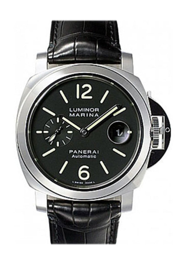 Panerai Panerai Panerai Luminor Marina Automatic Men's Watch PAM00104 luxury watch by Global Sky Diamonds, Diamond District NYC, mazalito