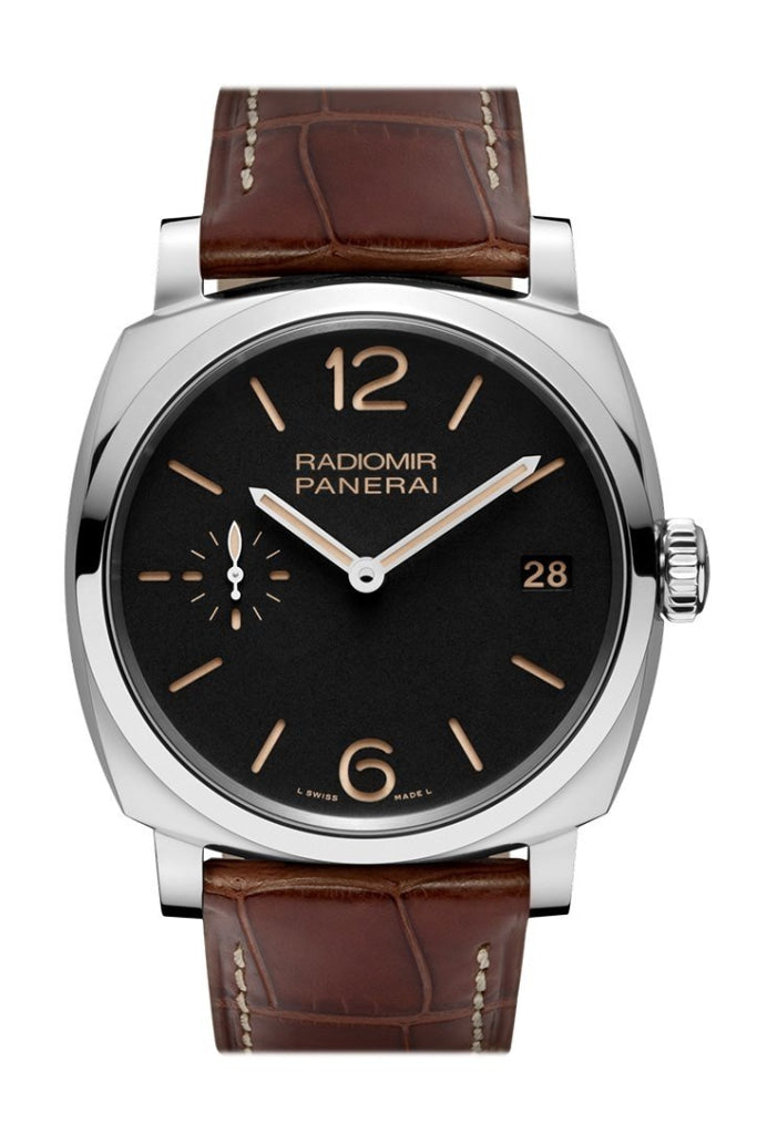 Panerai Panerai Panerai Radiomir 1940 3 Days Acciaio 47mm Black Dial Men's Watch Pam00 luxury watch by Global Sky Diamonds, Diamond District NYC, mazalito