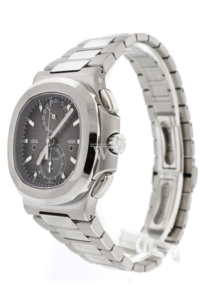 Patek Philippe Nautilus Travel Time Chronograph Stainless Steel Automatic Men's Watch 5990/1A-001