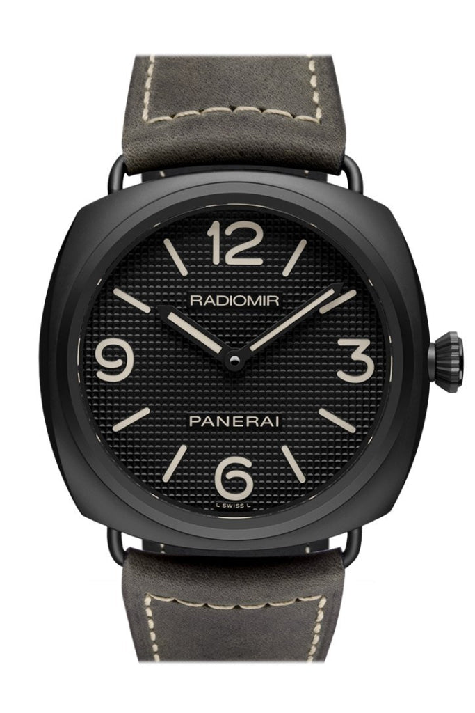 Panerai Panerai Panerai Radiomir Ceramica 45mm Black Dial Men's Watch Pam00643 luxury watch by Global Sky Diamonds, Diamond District NYC, mazalito