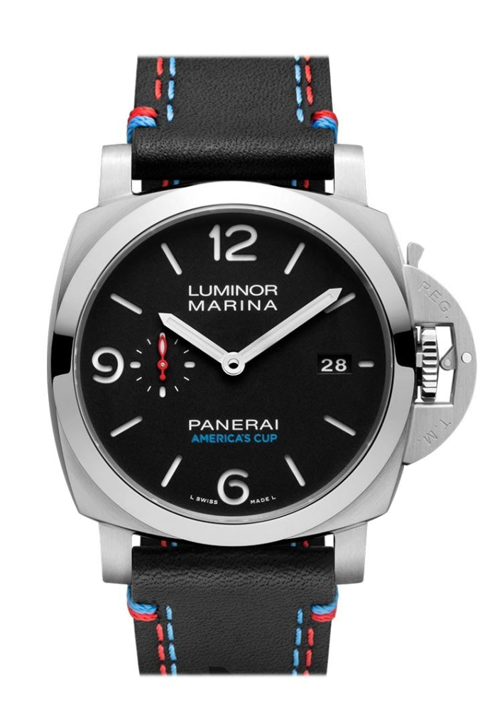 Panerai Panerai Panerai Pam00727 Luminor Marina 1950 America’s Cup 3 Days Automatic Acciaio 44mm Black Dial Men's Watch luxury watch by Global Sky Diamonds, Diamond District NYC, mazalito
