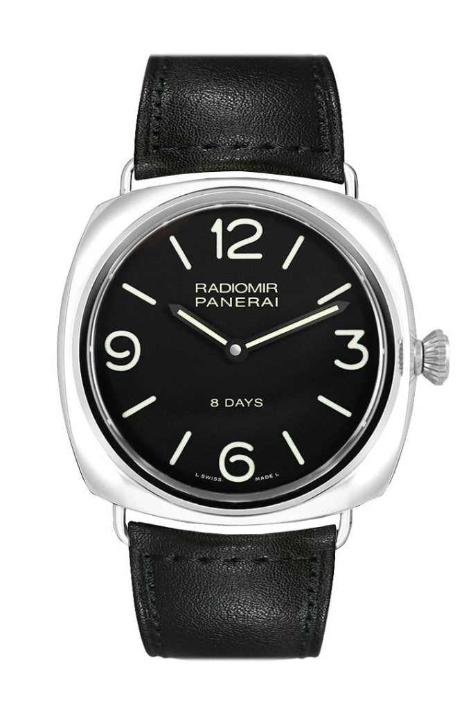 Panerai Panerai Panerai Radiomir Black Dial Leather 45mm Men's Watch PAM00610 luxury watch by Global Sky Diamonds, Diamond District NYC, mazalito
