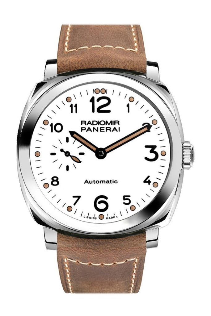 Panerai Panerai Panerai Radiomir 1940 White Dial Automatic 42mm Men's Watch PAM00655 luxury watch by Global Sky Diamonds, Diamond District NYC, mazalito