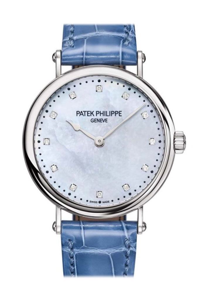 Patek Philippe Calatrava 7200 White Gold New York MOP Dial Watch 7200/50G-010