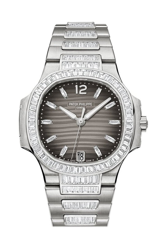 Patek Philippe 33.5mm Nautilus Charcoal Gray Ladies Watch 7014/1G-001