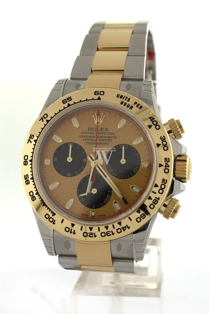 ROLEX Cosmograph Daytona 40 Champagne Paul Newman Dial Stainless Steel And Gold Men's Watch 116503
