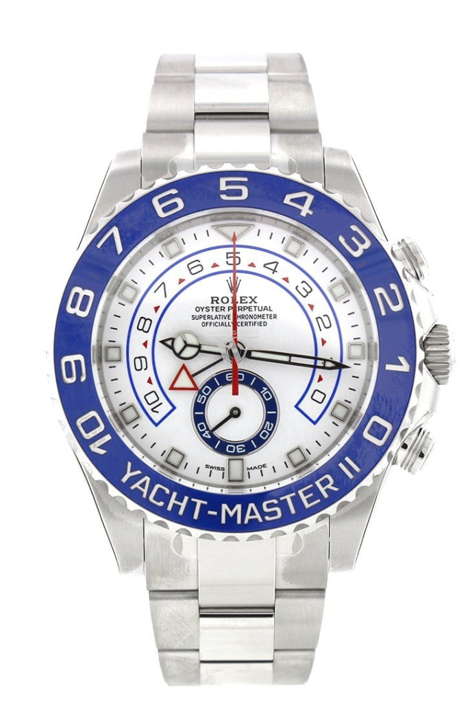 ROLEX Yacht-Master II 44 White Dial Stainless Steel Men's Watch 116680