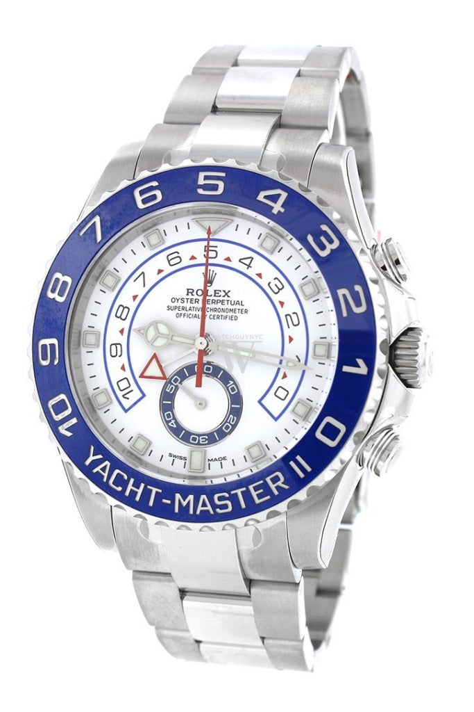 ROLEX Yacht-Master II 44 White Dial Stainless Steel Men's Watch 116680