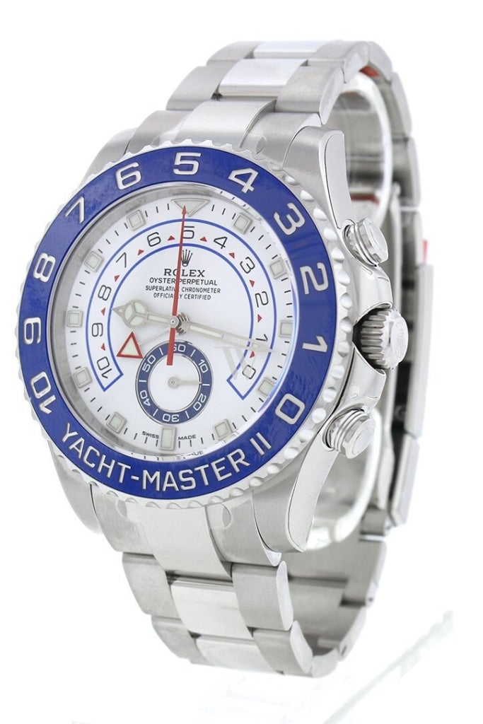 ROLEX Yacht-Master II 44 White Dial Stainless Steel Men's Watch 116680