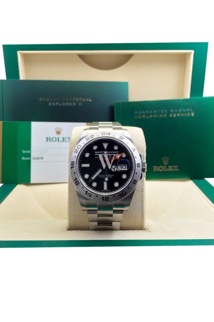 ROLEX Explorer II Black Dial Stainless Steel Men's Watch 216570