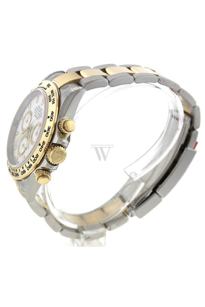 ROLEX Cosmograph Daytona White Dial Stainless Steel and Gold Men's Watch 116503