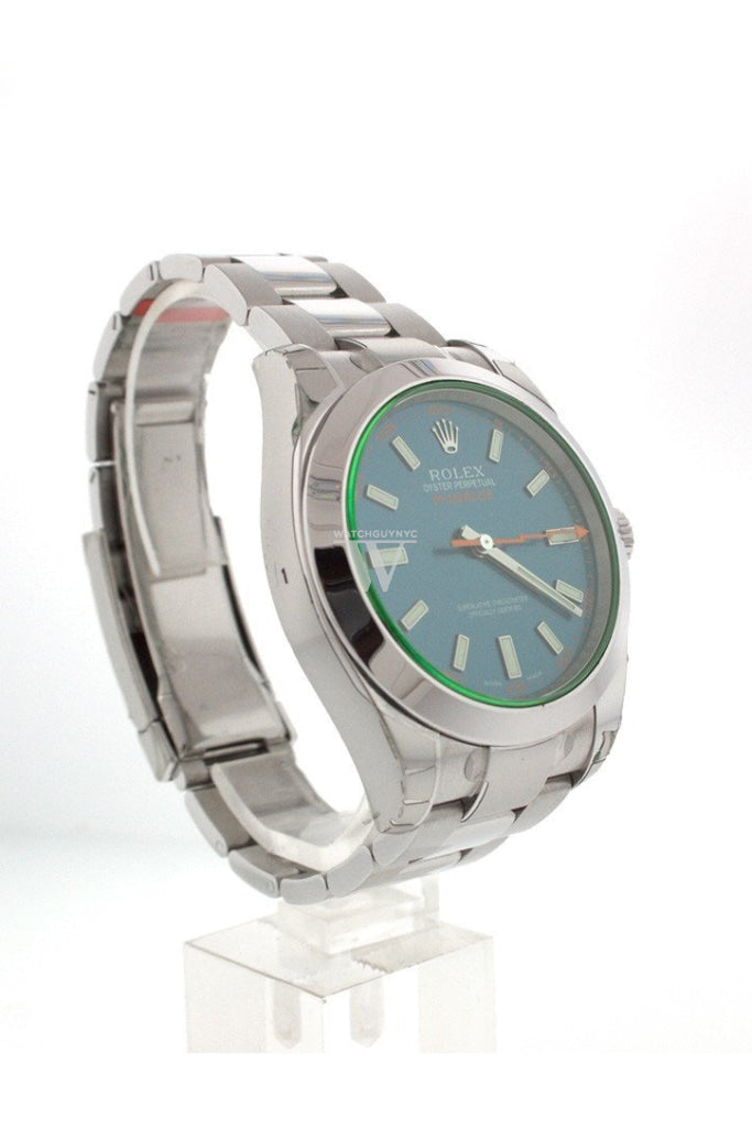 ROLEX Milgauss Blue Dial Stainless Steel Men's Watch 116400GV DC