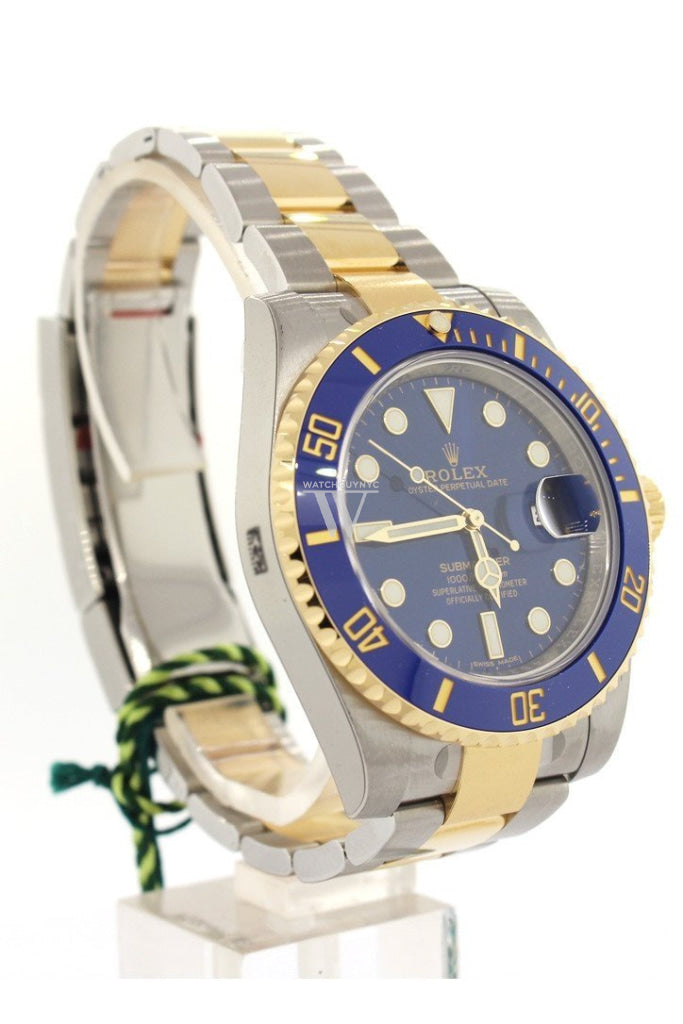 ROLEX Submariner Date 40 Blue Dial Gold and Steel Watch 116613LB 116613