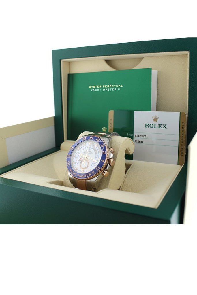 ROLEX Yacht-Master II 44 18k Rose Gold and Steel Watch 116681