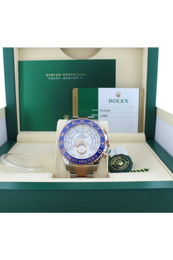 ROLEX Yacht-Master II 44 18k Rose Gold and Steel Watch 116681