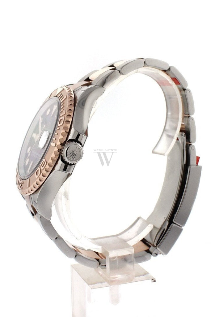 ROLEX YACHT-MASTER 40 Chocolate Dial 18k Rose Gold Mens Watch 116621