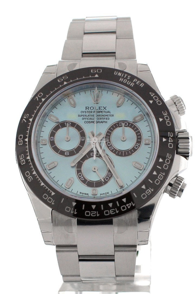 ROLEX Cosmograph Daytona Ice Blue Dial Men's Watch 116506