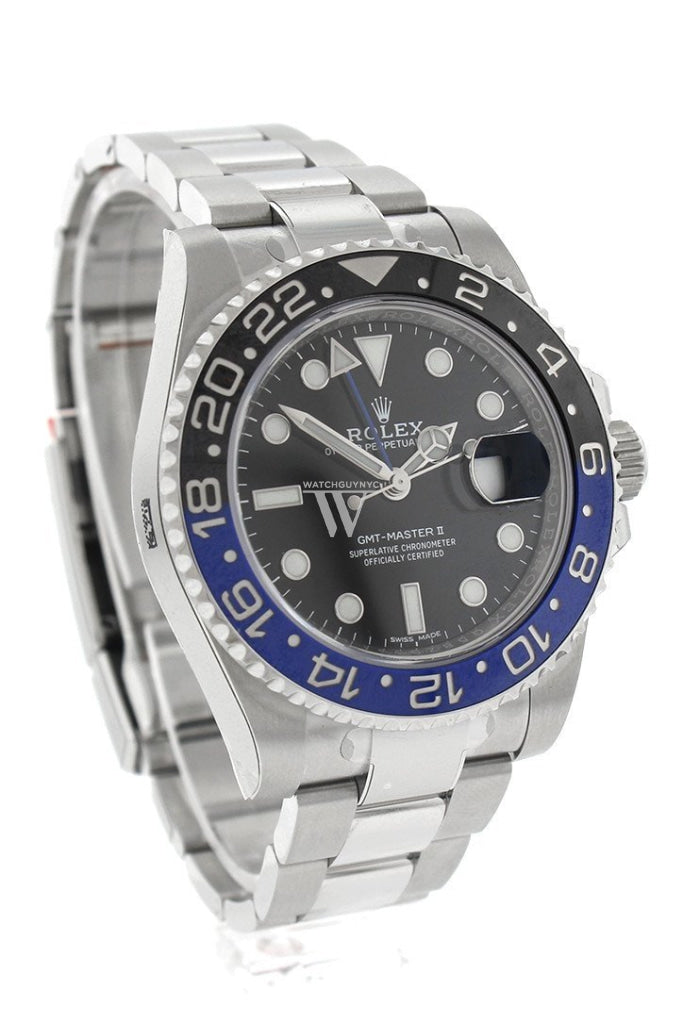 ROLEX GMT-Master II Batman 40 Black Dial Steel Men's Watch 116710BLNR 116710