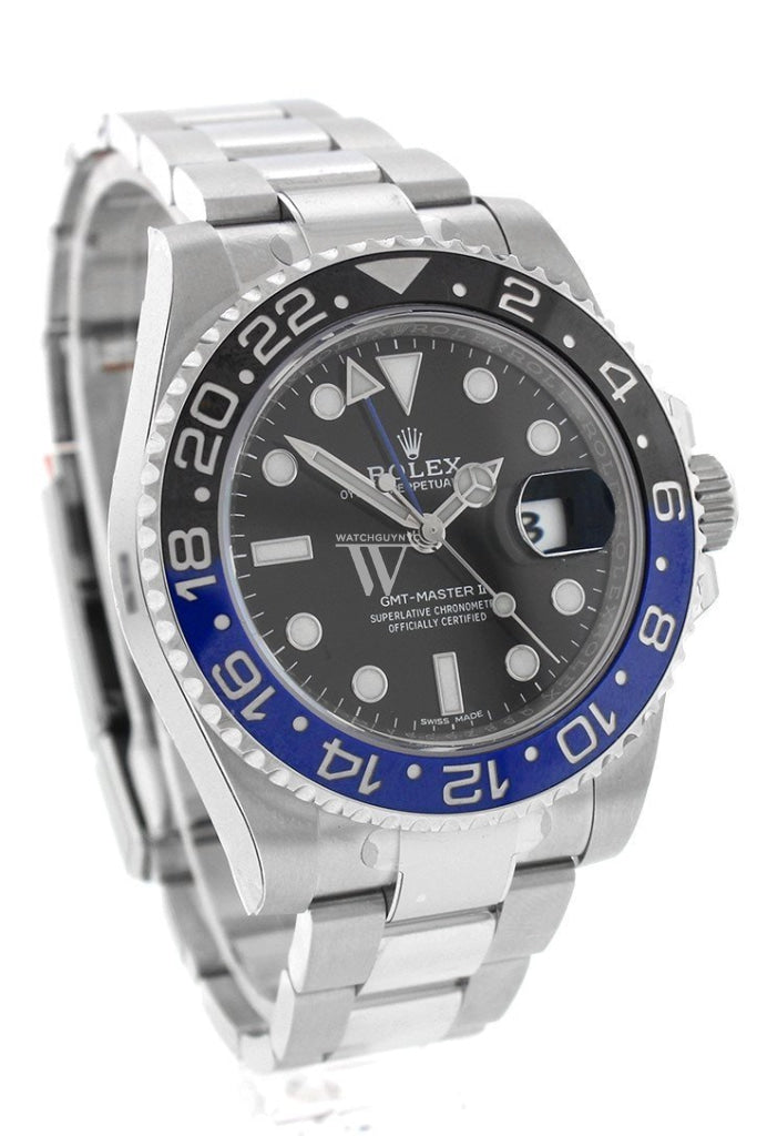 ROLEX GMT-Master II Batman 40 Black Dial Steel Men's Watch 116710BLNR 116710