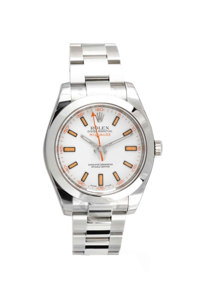 ROLEX Milgauss White Dial Men's Watch 116400 DC