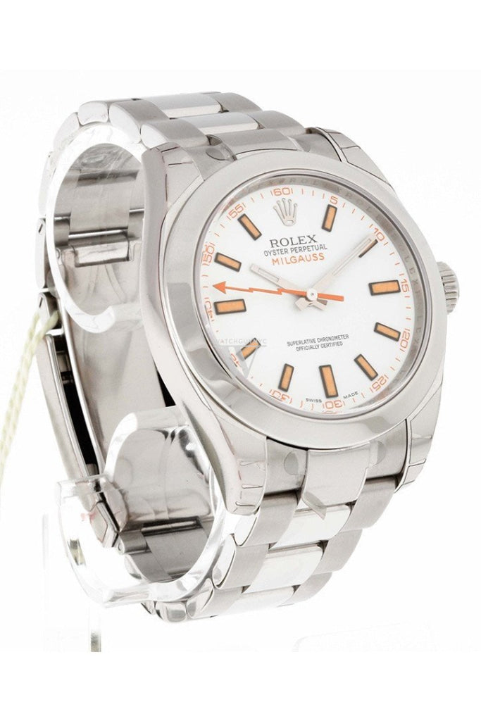 ROLEX Milgauss White Dial Men's Watch 116400 DC