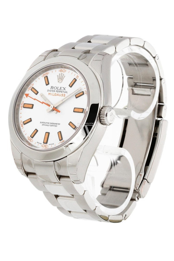 ROLEX Milgauss White Dial Men's Watch 116400 DC