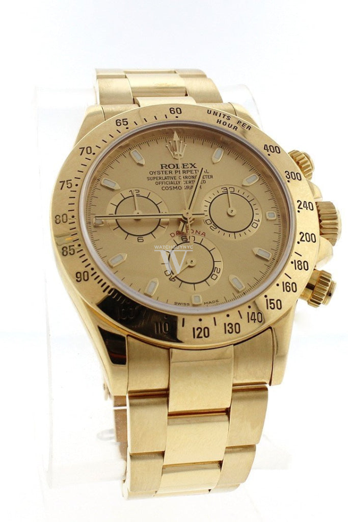 ROLEX Cosmograph Daytona Champagne Champagne Steel 18K Yellow Gold Men's Watch 116528
