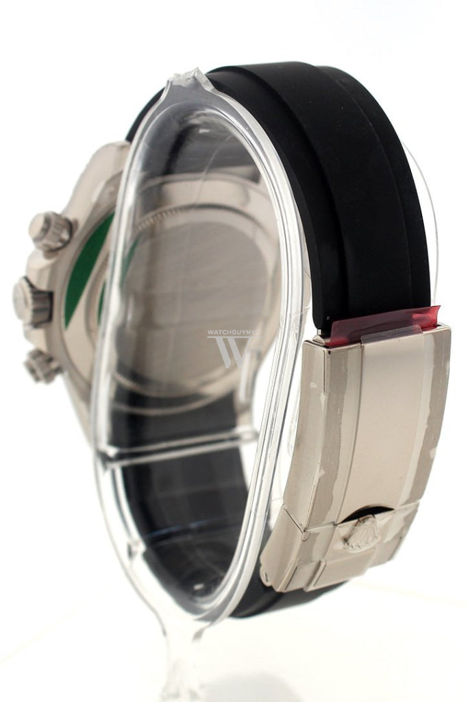 Rolex Cosmograph Daytona Steel and black Dial Oysterflex Strap Mens Watch 116519LN 116519