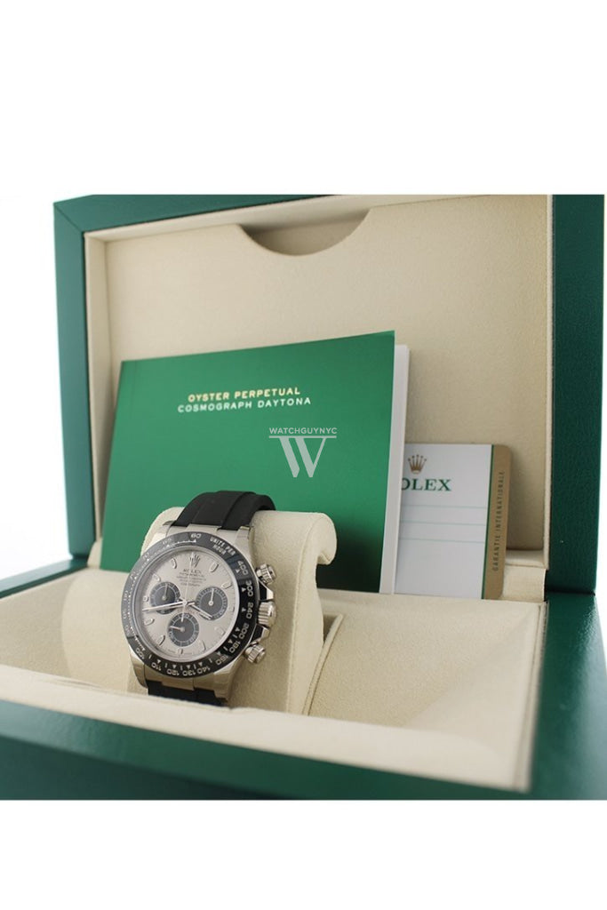 Rolex Cosmograph Daytona Steel and black Dial Oysterflex Strap Mens Watch 116519LN 116519