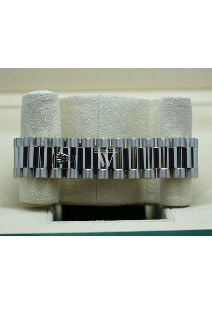 Rolex Day Date II 41 Ice Blue Arab Dial Platinum President Automatic Men's Watch 218206