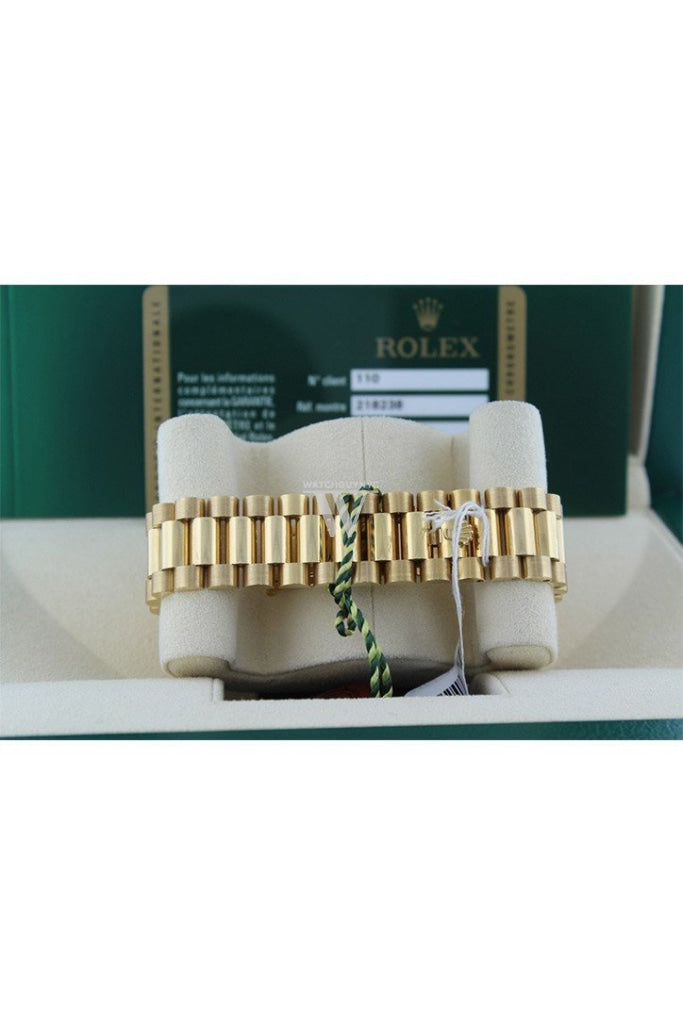 Rolex Day-Date II 41 President Champagne Roman Dial Men's Watch 218238