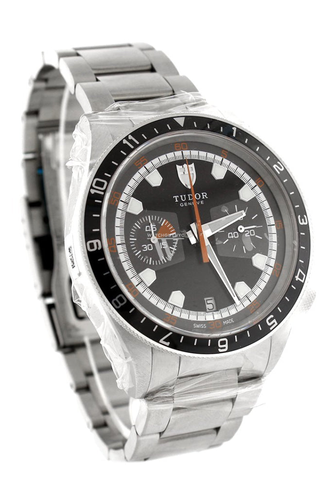 Tudor Heritage Chronograph Grey Dial Men's Watch 70330N