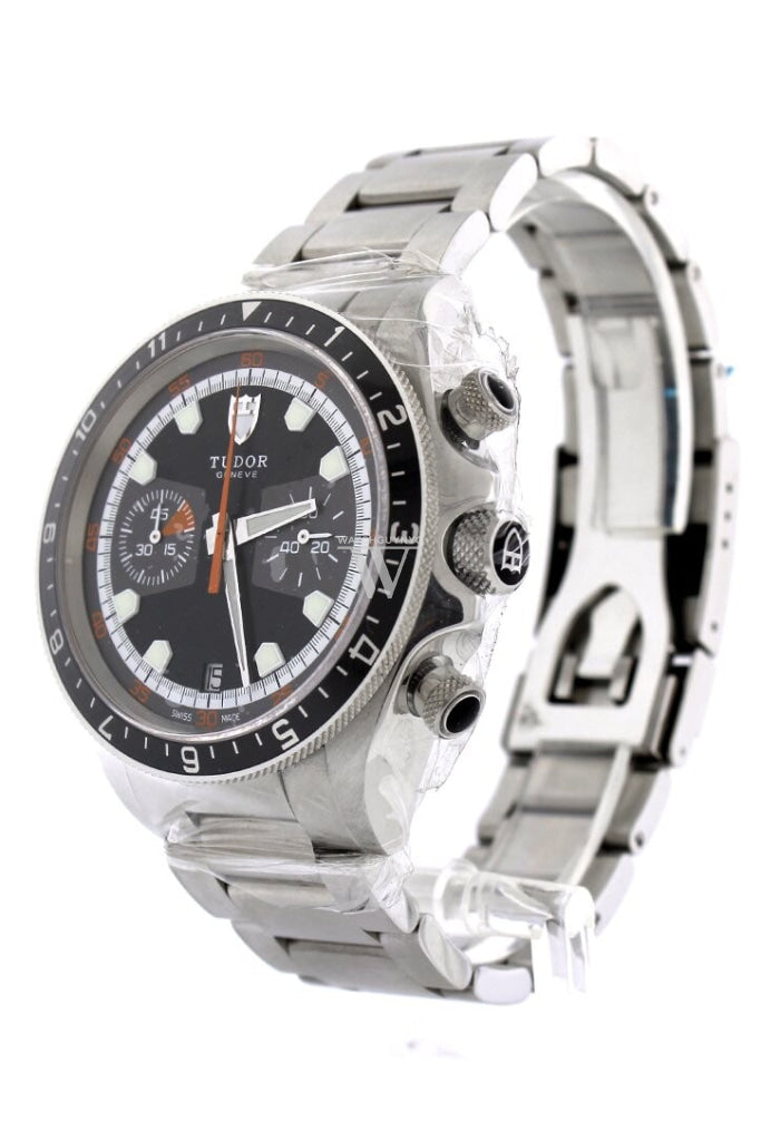 Tudor Heritage Chronograph Grey Dial Men's Watch 70330N