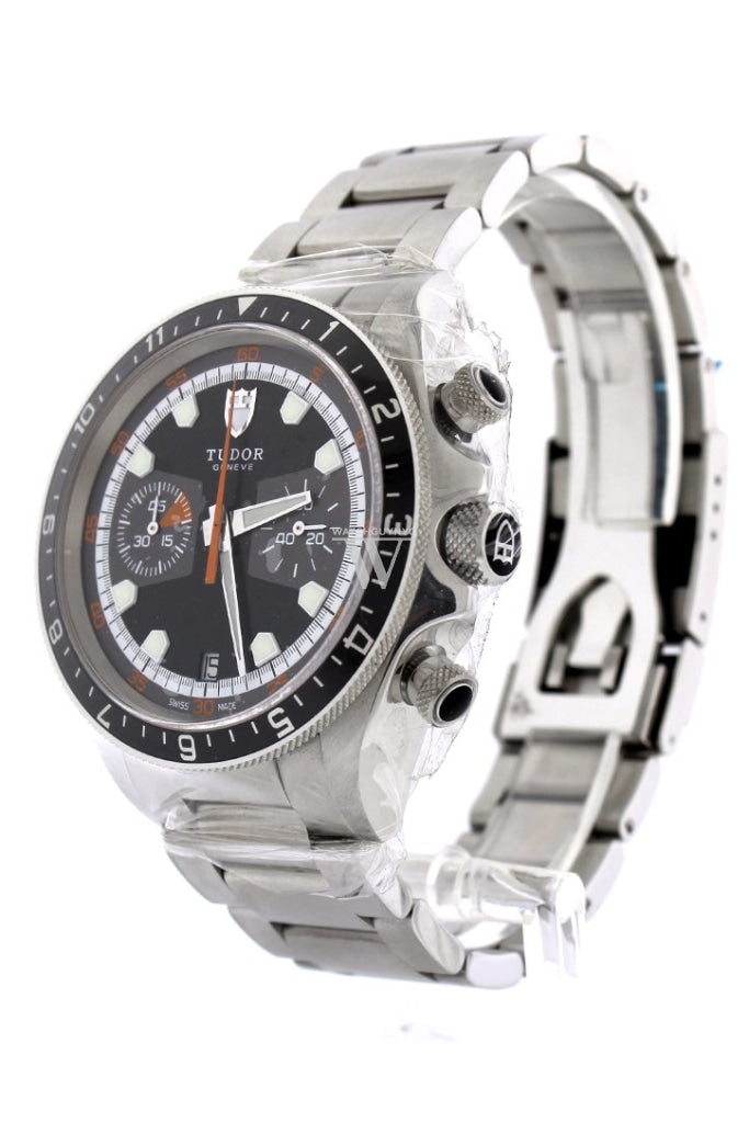 Tudor Heritage Chronograph Grey Dial Men's Watch 70330N