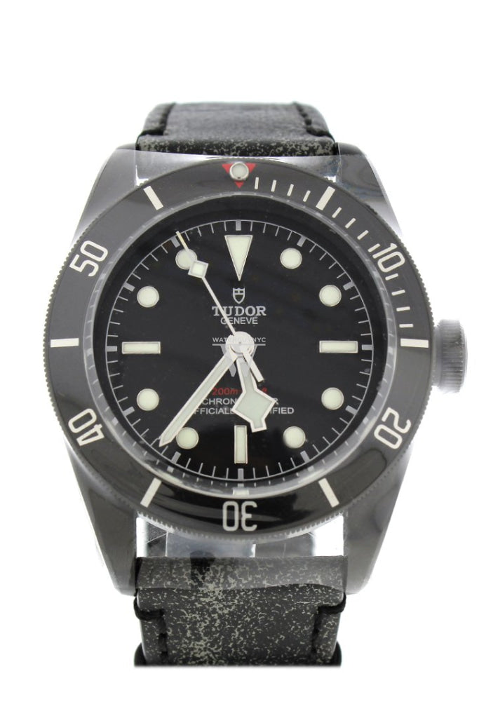 Tudor Heritage Black Bay Dark Automatic Leather Men's Watch 79230DK M79230DK-0004
