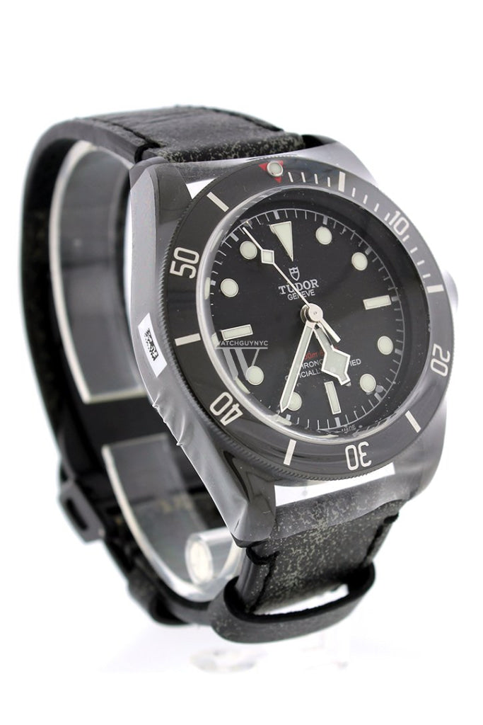 Tudor Heritage Black Bay Dark Automatic Leather Men's Watch 79230DK M79230DK-0004