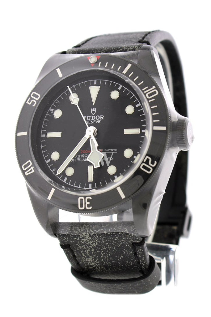 Tudor Heritage Black Bay Dark Automatic Leather Men's Watch 79230DK M79230DK-0004