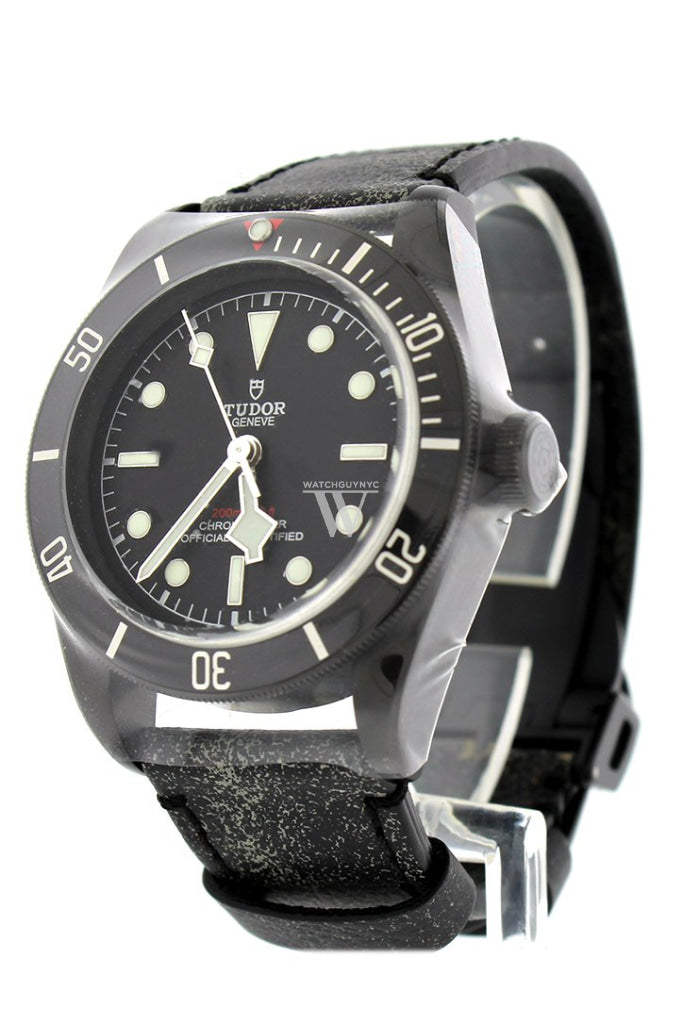 Tudor Heritage Black Bay Dark Automatic Leather Men's Watch 79230DK M79230DK-0004