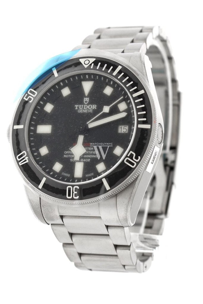 Tudor Pelagos Left Hand Diver Automatic Black Dial Titanium Men's Watch 25610TNL